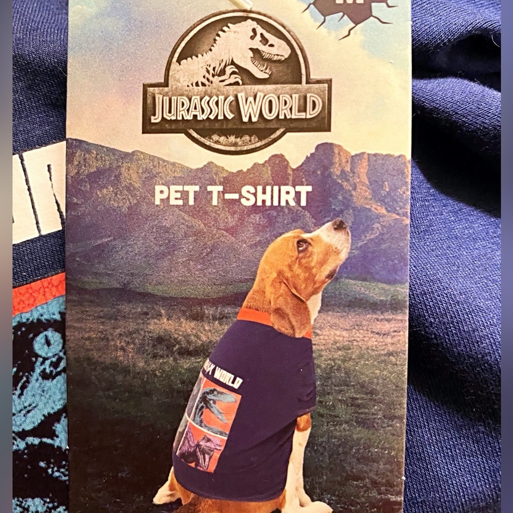 🆕 Dog T-Shirt - Blue and Orange